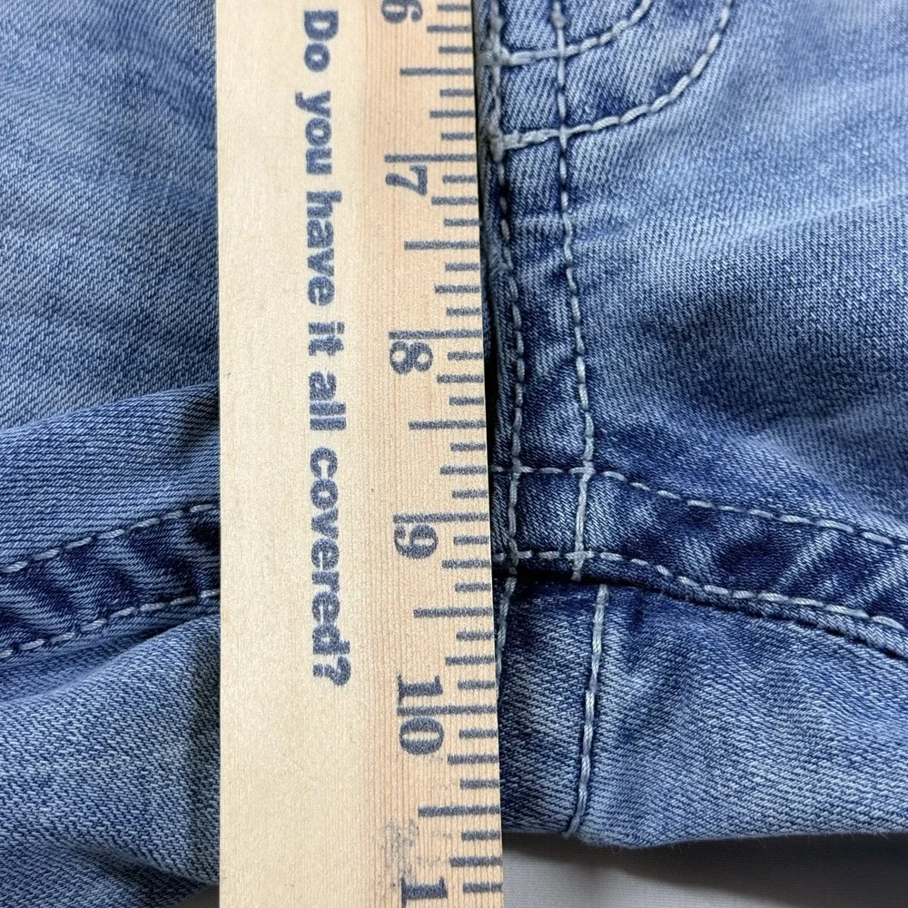 BKE Carter Boot Jeans Mens 30x30 Light Wash‎ Stretch Denim Bootcut Distressed